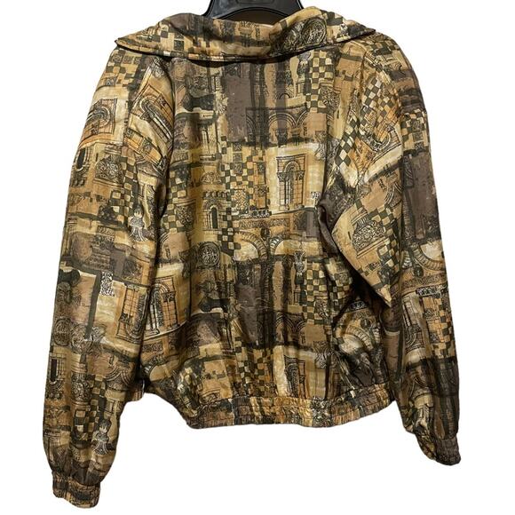 Vintage Details Sportswear Silk Zip Jacket - Picture 4 of 6